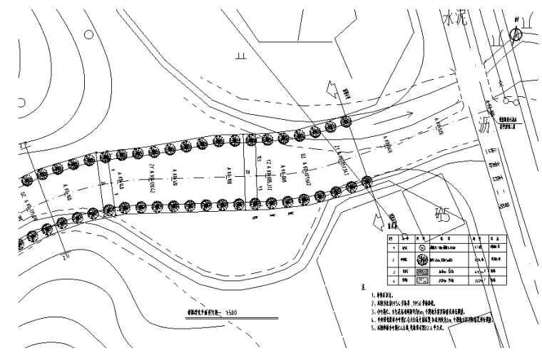 新建道路綠化工程圖紙_預算表_招標文件2020